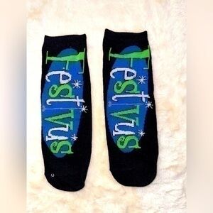 3/$25 Seinfeld Festivus Holiday Xmas Christmas Socks TV Show Series